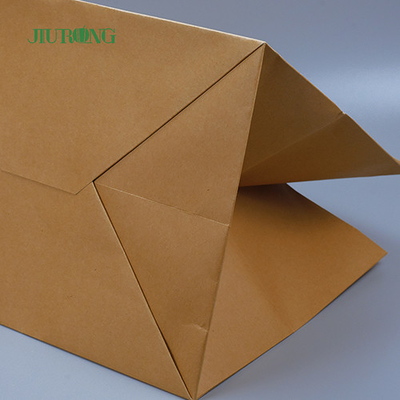 Takeaway Biodegradable Paper Bag 320mm Height Eco Friendly Kraft Bags