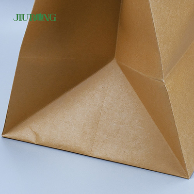 Takeaway Biodegradable Paper Bag 320mm Height Eco Friendly Kraft Bags