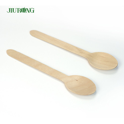 Bamboo Biodegradable Disposable Cutlery Tableware Wooden Fork Set 95mm