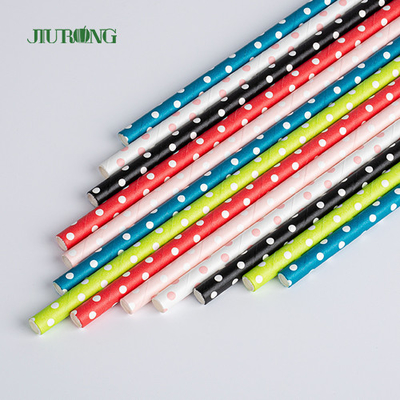 U Shape Paper Drink Straws Food Grade Biodegrad Individually Wrapped
