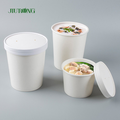 Kraft Paper Soup Biodegradable Paper Bowl Double PE Coated