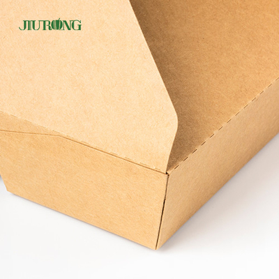 Biodegradable Kraft Paper Togo Box Fast Food Takeaway Packaging Container