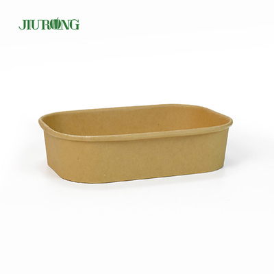 Waterproof Recyclable Paper Takeaway Bowl 1500ml Food Grade For Salad